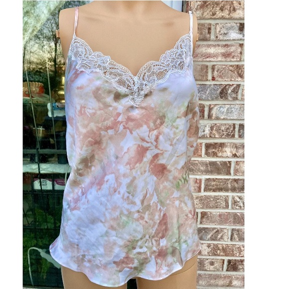 NWTs Jenny Yoo Lace Watercolor Pastel Cami Top - Picture 1 of 7
